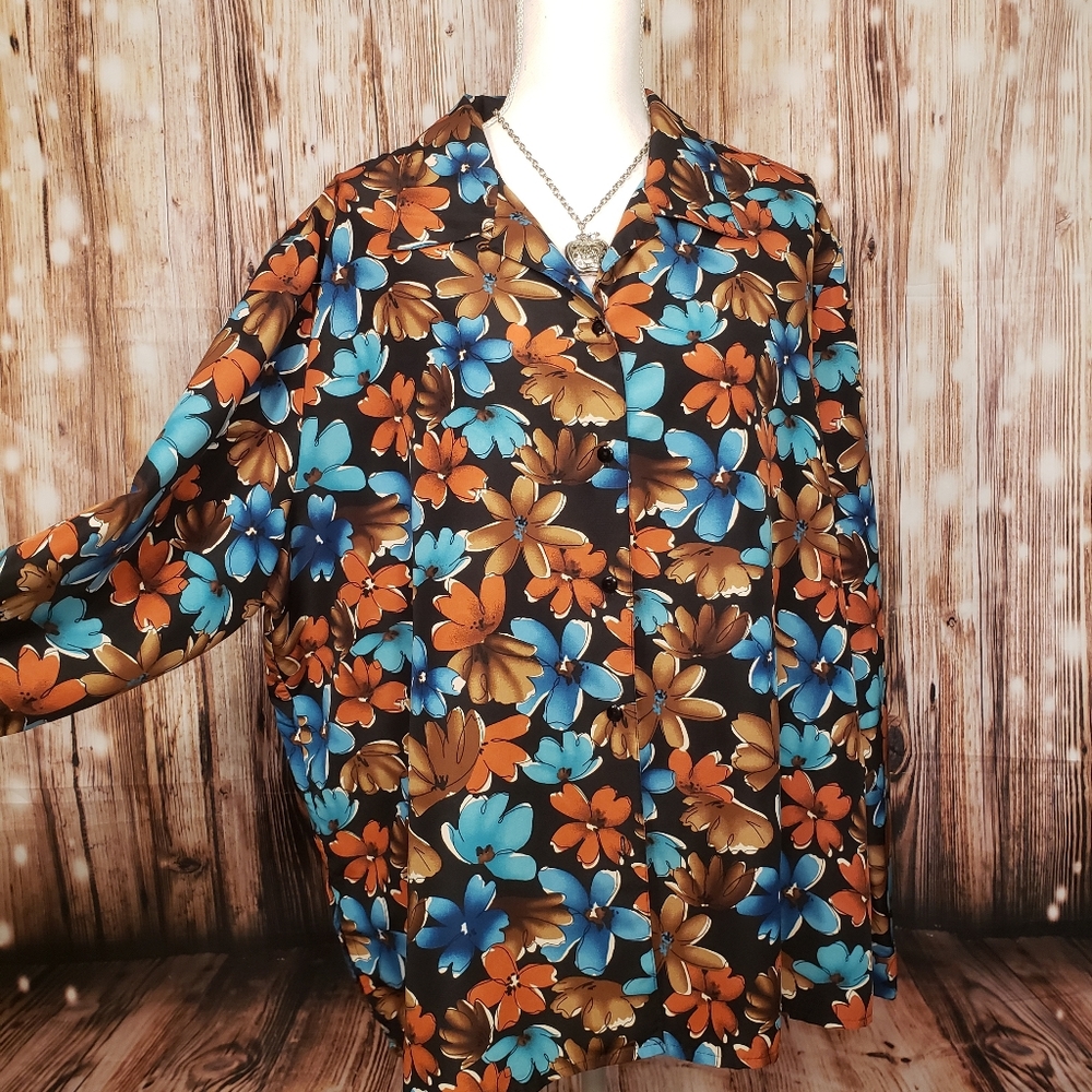 Flowered blouse